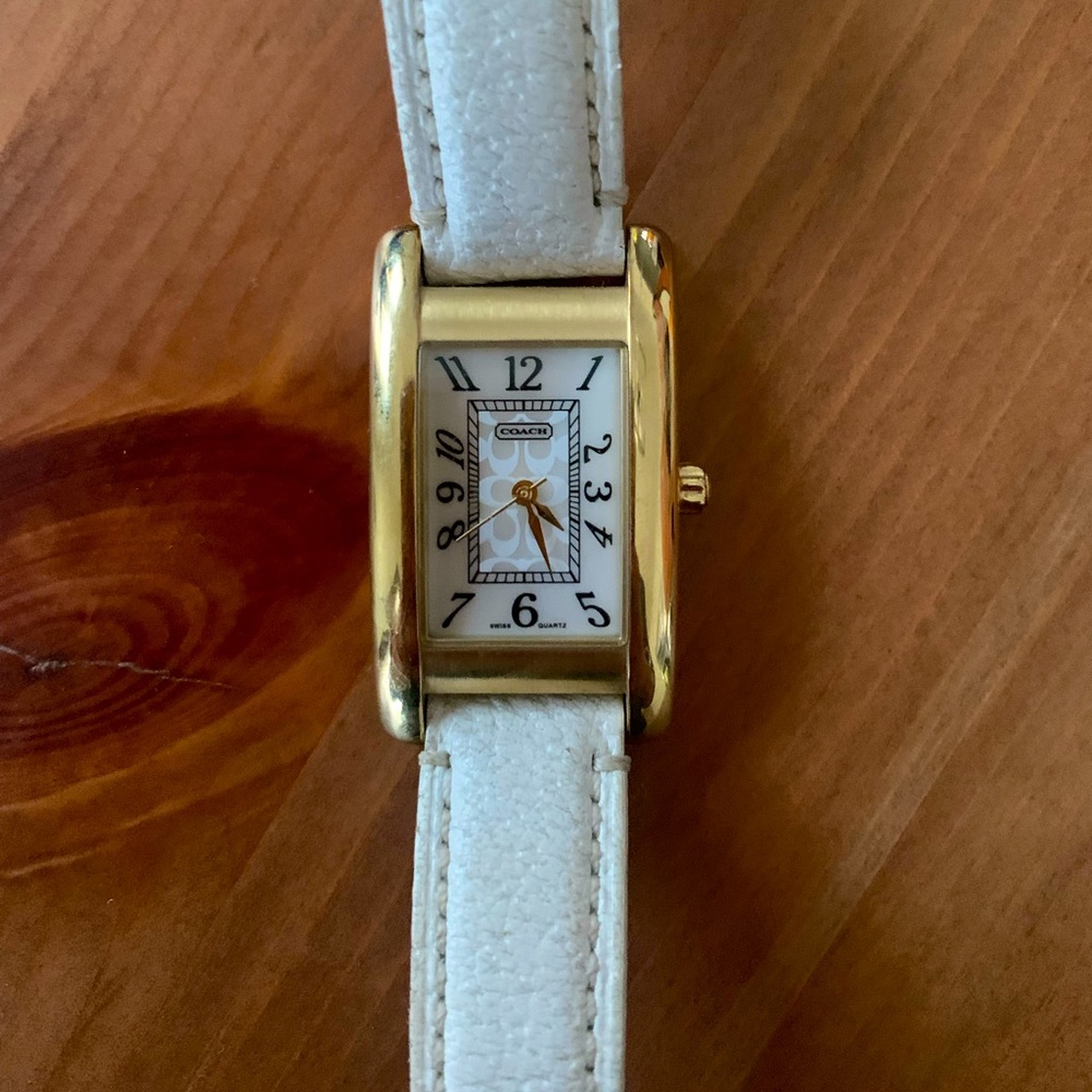 Coach Leather Watch